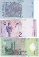 Malajzia 1996-2001. 1R + 2R + 5R T:I
Malaysia 1996-2001. 1 Ringgit + 2 Ringggit + 5 Ringgit C:UNC