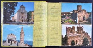 200 db MODERN vallás motívumú képeslap új fotóalbumban / 200 modern religious motive cards in a new ...