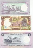 Szíria 1991-1998. 10Ł + 25Ł + 50Ł T:I
Syria 1991-1998. 10 Pounds + 25 Pounds + 50 Pounds C:UNC