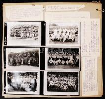 cca 1960 Az MTK története képekben, magyarázó szövegekkel