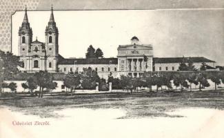 Zirc, Apátsági templom; Scherer János kiadása