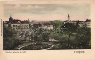 Veszprém, Püspöki kert; Pósa Endre kiadása