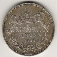 1908. 5K Ag T:3 kis ph