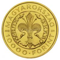 2012. 10.000Ft Au "I. Károly aranyforintja" (3.49g/0.986) T:PP
Hungary 2012. 10.000 Forint...