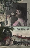 Kál-Kápolna, Vasútállomás, szőlő, floral