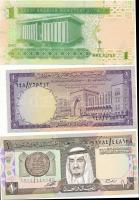 Szaúd-Arábia 1979-2008. 1R (3xklf) T:I,III
Saudi Arabia 1979-2008. 1 Rial (3xdiff) C:UNC,F
