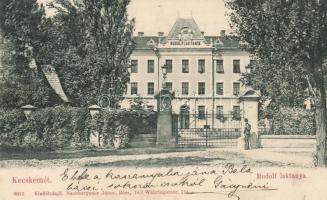 Kecskemét, Rudolf laktanya; Nachbargauer János kiadása