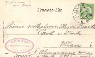 Győr, Püspökvár, kiadja Nitsmann József