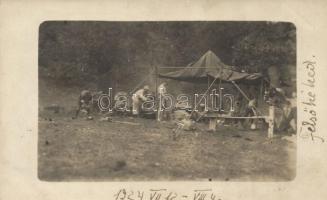 1924 Felsőkéked, cserkésztábor, photo (fl)