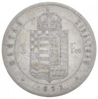 1871KB 1Ft Ag "Ferenc József / Középcímer" Körmöcbánya T:3
Hungary 1871KB 1 Forint Ag &quo...