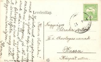 Mecenzéf, Metzenzéf, Főtér, templom / main square, church