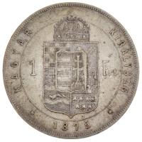1875KB 1Ft Ag "Ferenc József / Középcímer" Körmöcbánya T:2-
Hungary 1875KB 1 Forint Ag &qu...
