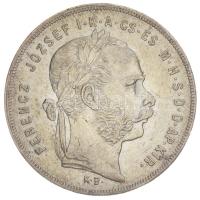1877KB 1Ft Ag "Ferenc József / Középcímer" Körmöcbánya T:2,2- Hungary 1877KB 1 Forint Ag "Franz Joseph" Kremnitz C:aXF Unger III.: 1464.a, Huszár: 2138., Adamo M15