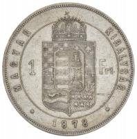 1878KB 1Ft Ag "Ferenc József / Középcímer" Körmöcbánya T:2-
Hungary 1878KB 1 Forint Ag &qu...