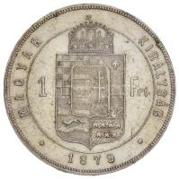 1879KB 1Ft Ag "Ferenc József / Középcímer" Körmöcbánya T:2,2-
Hungary 1879KB 1 Forint Ag &...
