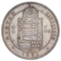 1881KB 1Ft Ag "Ferenc József / Középcímer" Körmöcbánya T:2
Hungary 1881KB 1 Forint Ag &quo...