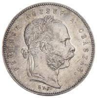 1868GYF 1Ft Ag "Ferenc József / Angyalos címer" Gyulafehérvár T:2,2- Hungary 1868GYF 1 Forint Ag "Franz Joseph" Alba Iulia C:aXF Unger III.: 1463.b, Huszár: 2137., Adamo M15