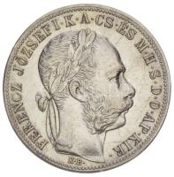 1882KB 1Ft Ag "Ferenc József / Barokk címer" Körmöcbánya T:1-,2 Hungary 1882KB 1 Forint Ag "Franz Joseph" Kremnitz C:AU,XF Unger III.: 1466, Huszár: 2141., Adamo M15