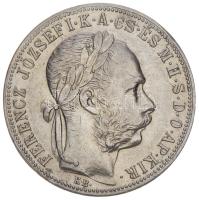 1884KB 1Ft Ag "Ferenc József / Barokk címer" Körmöcbánya T:1-,2 Hungary 1884KB 1 Forint Ag "Franz Joseph" Kremnitz C:AU,XF Unger III.: 1466, Huszár: 2141., Adamo M15