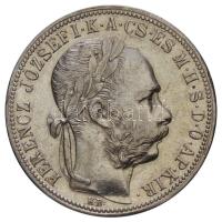 1890KB 1Ft Ag "Ferenc József / Barokk címer" Körmöcbánya T:1-,2 Hungary 1890KB 1 Forint Ag "Franz Joseph" Kremnitz C:AU,XF Unger III.: 1466, Huszár: 2141., Adamo M15