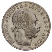 1891KB 1Ft Ag "Ferenc József / Fiume címer" Körmöcbánya T:2 Hungary 1891KB 1 Forint Ag "Franz Joseph" Kremnitz C:XF Unger III.: 1467, Huszár: 2142., Adamo M15