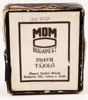 MOM tájoló eredeti, kissé megviselt dobozában / MOM compass