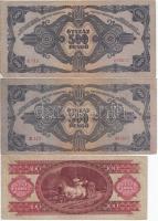 Vegyes tétel 8db korona,pengő, forint, ukrán bankjeggyel és bélyegekkel, berakólappal T:vegyes