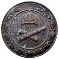 ~1935. "Irányzó jelvény" lemez kitüntetés (18.99g/50mm) T:2,2- Hungary ~1935. "Gunner's Badge" military decoration (18.99g/50mm) C:aXF Sallay: 45.