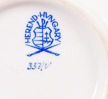 Herendi Eton mintás tálka, kézzel festett, jelzett, hibátlan, d:9 cm