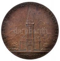 Berán Lajos (1882-1943) 1935. "Dabasi Halász Lajos" Br emlékérem. "AZ EMLÉKEZET-TEMPL...