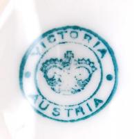 Victoria Austria füles kis váza, matricás, jelzett, hibátlan, m:15 cm