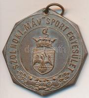 1935. Szolnoki MÁV Sport Egyesület / 1910-1935 fém medál T:2
