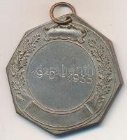 1935. "Szolnoki 'MÁV' Sport Egyesület / 1910-1935" fém medál T:2