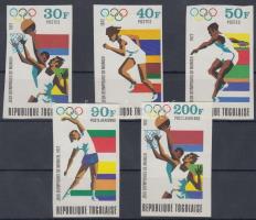 Müncheni nyári olimpia vágott sor, Munich Summer Olympics imperforated set