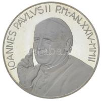 Vatikán 2002R 5€ Ag "II. János Páp pápa / Európa béke és egység ünnepe" T:PP Vatican City 2002R 5 Euro Ag "Pope John Paul II / Europe, a Project of Peace and Unity" C:PP Krause KM# 349