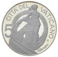 Vatikán 2002R 5€ Ag "II. János Páp pápa / Európa béke és egység ünnepe" T:PP
Vat...