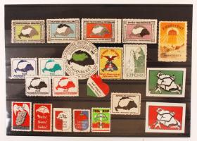 21 db irredenta levélzáró