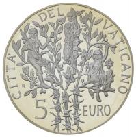 Vatikán 2005R 5€ Ag "XVI. Benedek pápa / A II. Világháború végének 60. évfordulója&qu...