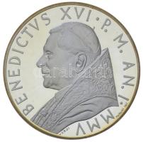 Vatikán 2005R 10€ Ag "XVI. Benedek pápa / Eucharisztia éve" T:PP Vatican City 2005R 10 Euro Ag "Benedict XVI / Year of the Eucharist" C:PP Krause KM# 384