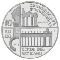 Vatikán 2006R 10€ Ag "XVI. Benedek pápa / 350 éves a Szent Péter téri oszlopcsarnok&q...