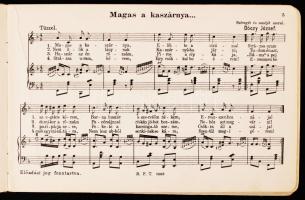 Dóczy József (1863-1913): Dóczy nótáskönyve. Budapest, Bárd Ferenc és Testvére kiadása. Kiadói félvá...