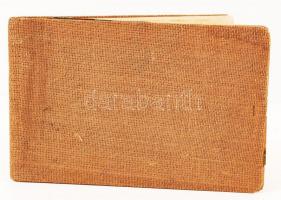 cca 1930 Huszonhét darabos füzet sok érdekes rajzzal és grafikával, festménnyel