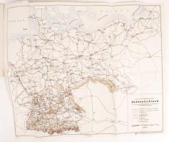 Sűd-Deutschland. 1930-as évek náci Németország ismertetője, térképpel