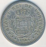 Portugália 1900. 100R T:2-
Portugal 1900. 100 Reis C:VF