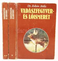 Dr. Zoltán Attila: Vadászfegyver- és lőismeret I-II. Budapest, 1981, Mezőgazdasági Könyvkiadó. Ritka, kicsit kopottas állapotban.