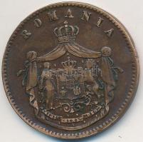 Románia 1867. 10B Cu T:2-/3 Romania 1867. 10 Bani Cu C:aVF