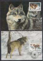 WWF: Wolves set + 4 FDC and CM WWF: Farkasok sor + 4 db FDC és CM