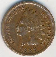 Amerikai Egyesült Államok 1889. 1c "Indián" T:2-
USA 1889. 1 Cent "Indian" C:VF
