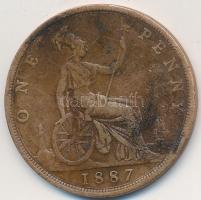 Nagy-Britannia 1887. 1/2p Br T:3
Great Britain 1887. 1/2 Penny Br C:F
