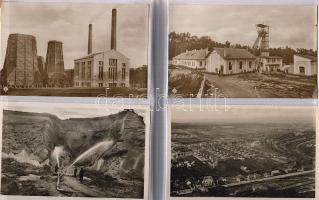 Háború előtti képeslapgyűjtemény berakóban sok magyarral (Esztergom, Fiume, bányászat, egyéb települések), kevés külföldi városkép és motívum anyag összesen kb. 130 db